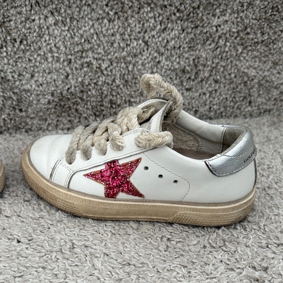 Golden Goose May Young with fuchsia glitter star and metallic leather heel tab - Picture 4 of 12